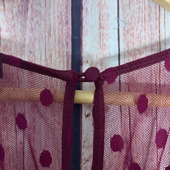 Torrid Dress w/Lace Polka Dot Shoulder Back 10 - Picture 5 of 8